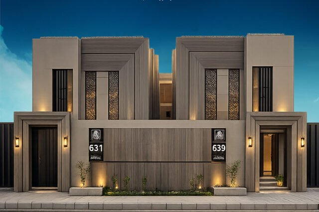 مشروع رقم 907 فيلا دورين وملحق منفصلة مدينة مكة المكرمه  حي ولي العهد ١